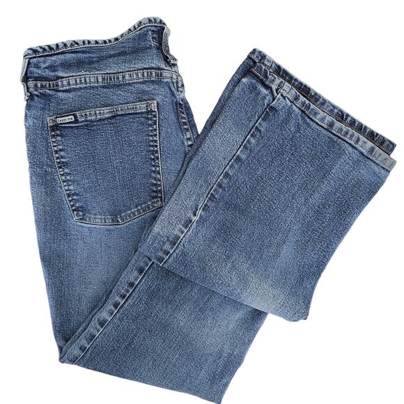 Gasoline VTG Flare Leg Blue Denim Jeans | Juniors 11-12 | FLAWS - Picture 1 of 16